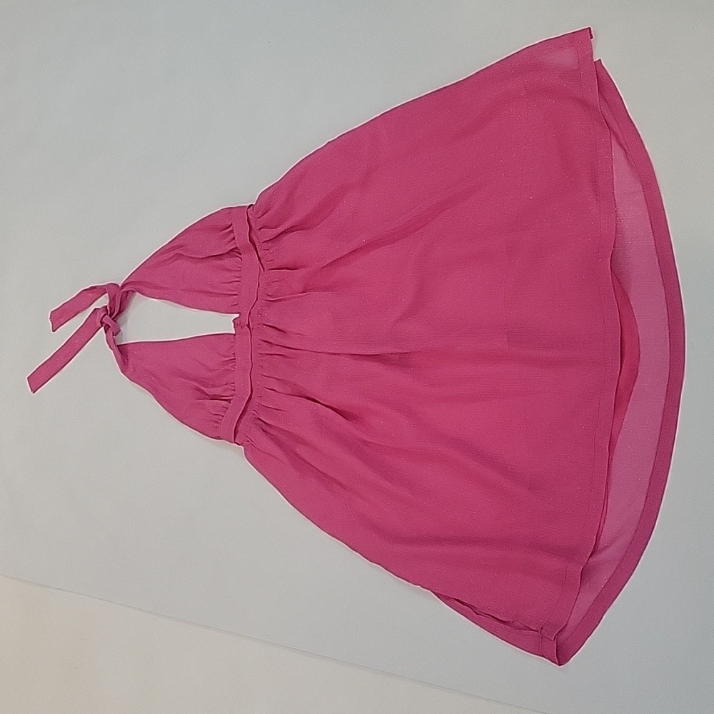 NWT Kurt Geiger London Kensington Dress Swim Cover-up Fushia XL *No Eagle Charms